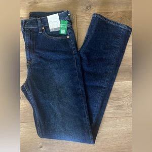 Womens Gap 90s straight dark wash jeans